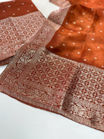 Banarasi weaved unstitched salwar set/NC108