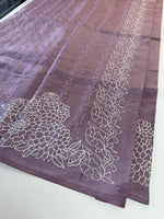 Semi silk finished saree/8065