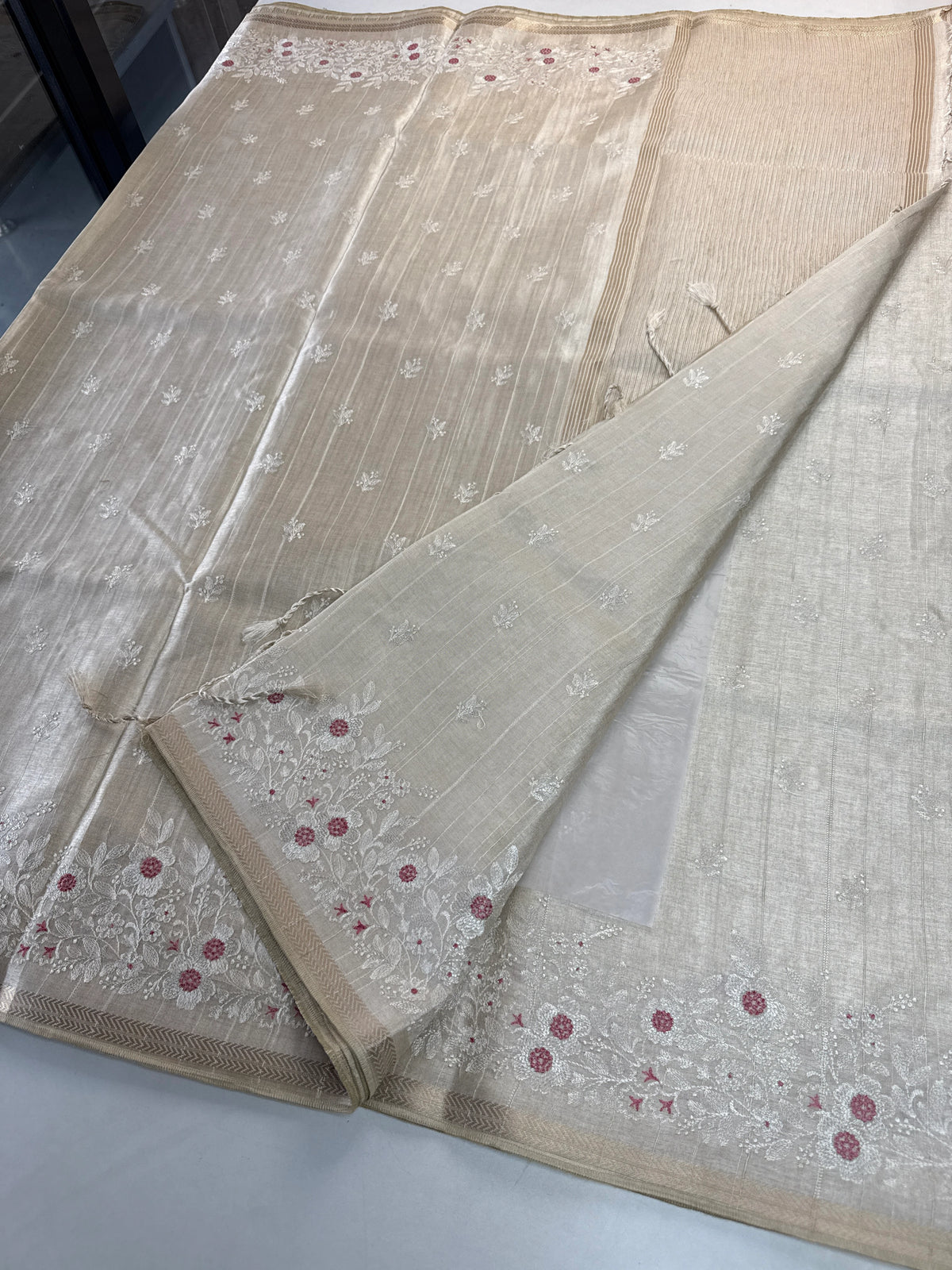 Semi Tussar saree/ FGD594