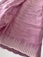organza saree/ CW473