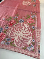 Tissue organza saree /RKF07