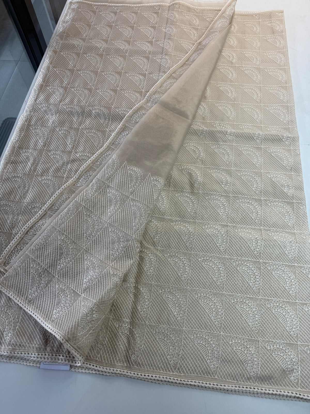 Tissue blended soft organza saree/ SH897
