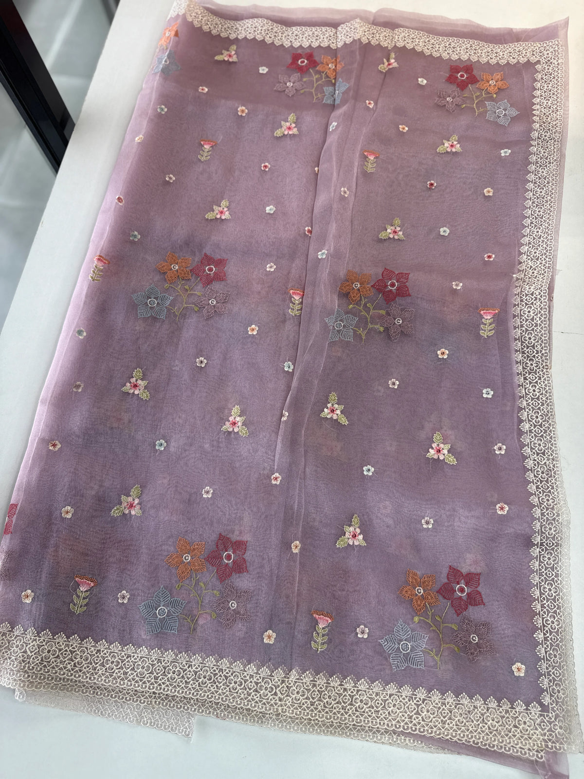 Crushed Tissue Saree/ CW323