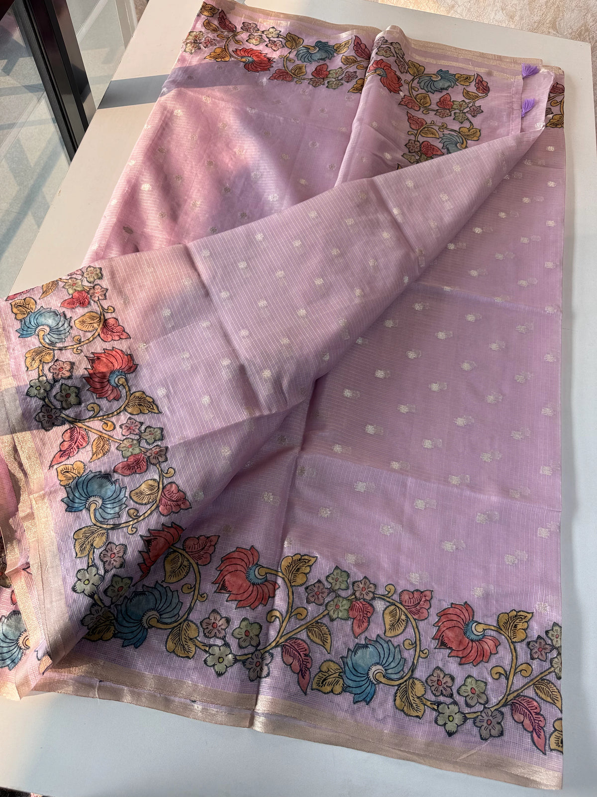 Banarasi weaved silky kotta saree/ AWS11