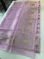 organza saree/ SS100