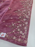 Glass organza Saree/AP810