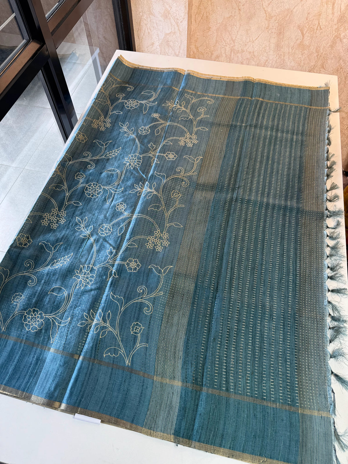 Semi Tussar Saree /MD350
