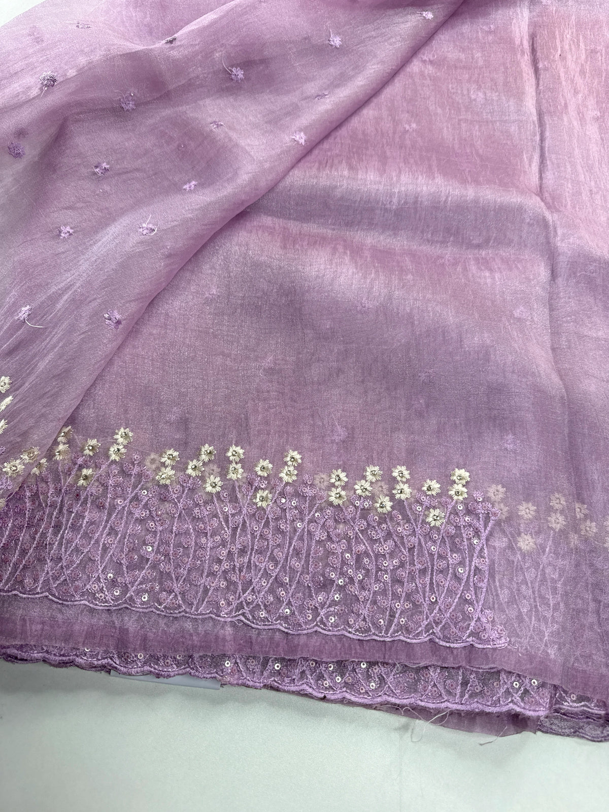 Korean organza saree/ Hw557