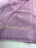 Korean organza saree/ Hw557