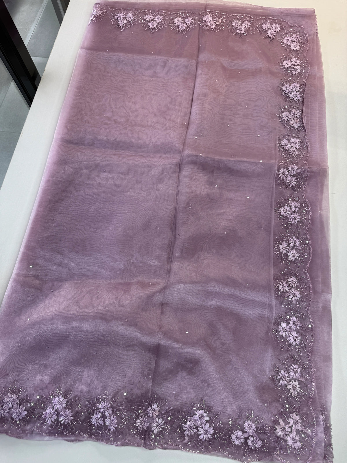 Glass Organza Saree/ HW23