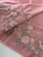 Soft organza saree/FK38