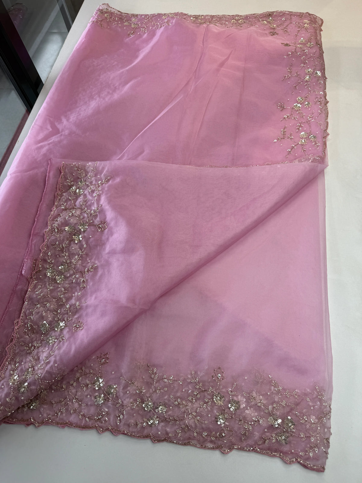 Soft organza party wear Saree/ HW115