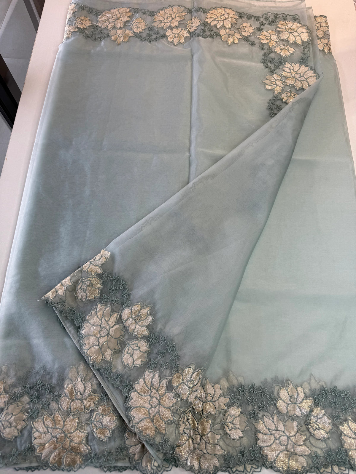 soft oragnza saree/ 287D