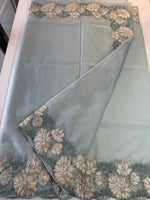 soft oragnza saree/ 287D