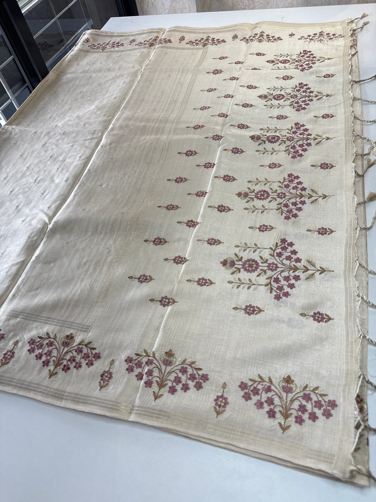 Soft semi Tussar saree/FG457