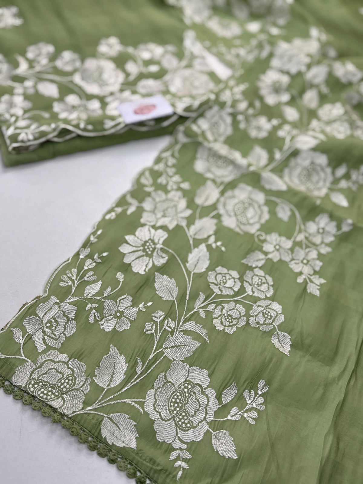 Soft Chanderi unstitched salwar set / NC159