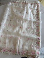 Korean organza saree/ HW595
