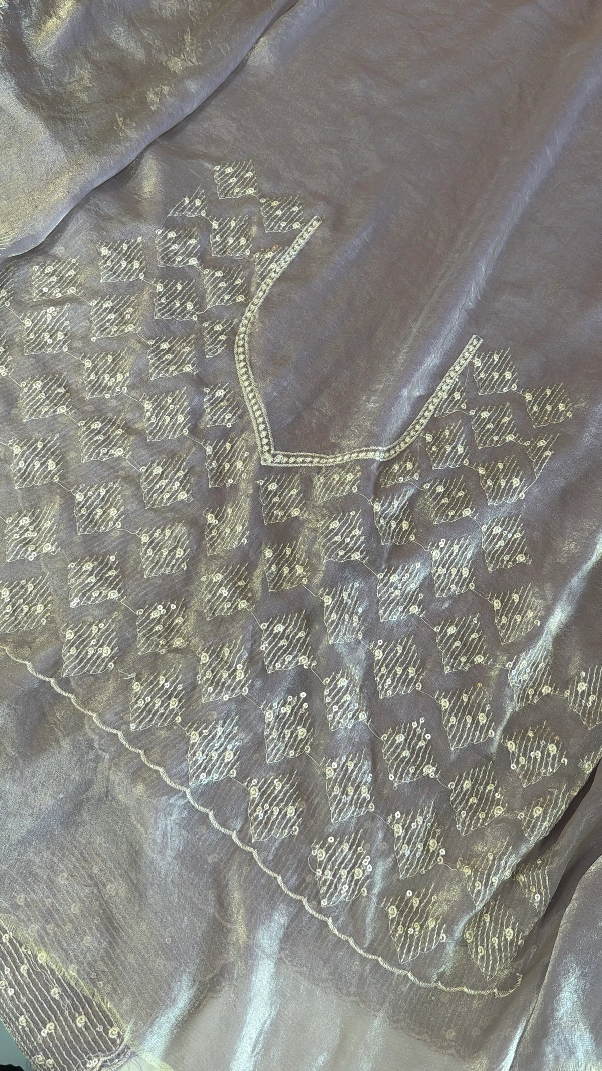Satin organza saree/ 5509