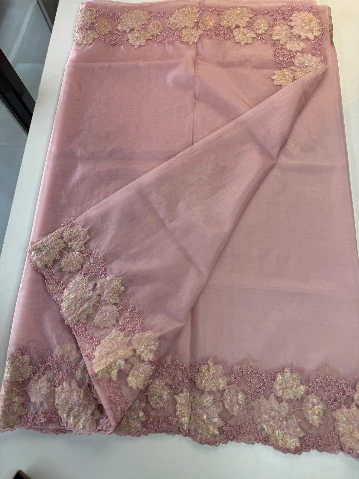 soft oragnza saree/ 287D