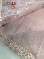 Crushed Tissue Saree/ CW323