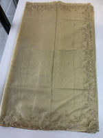 Crushed organza saree/HW344