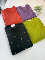 Chiffon unstitched salwar set /NC111