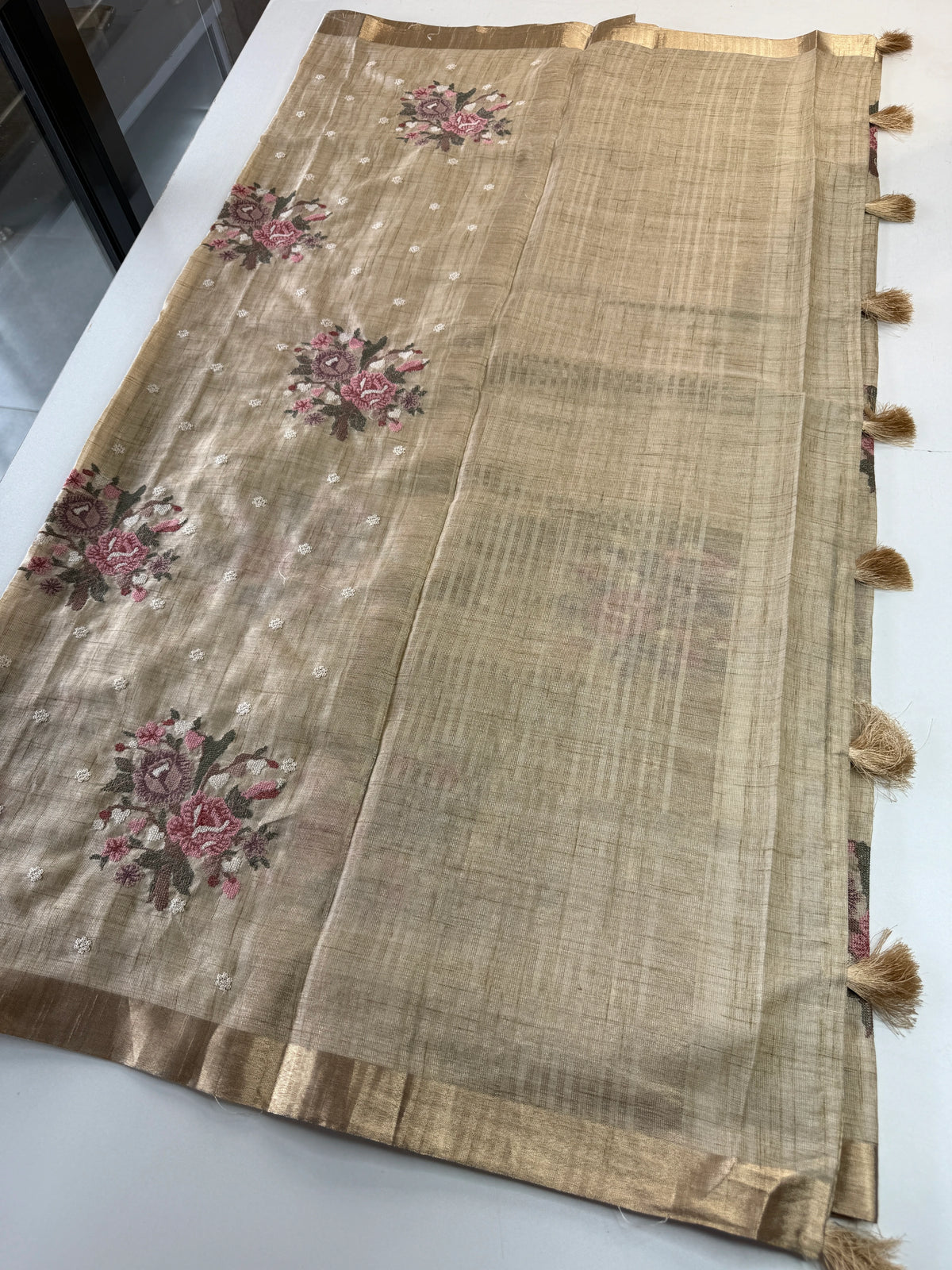 Slub Silk saree/M6186