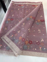 Crushed Tissue Saree/ CW323