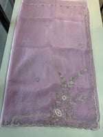Korean Organza Saree/HW402