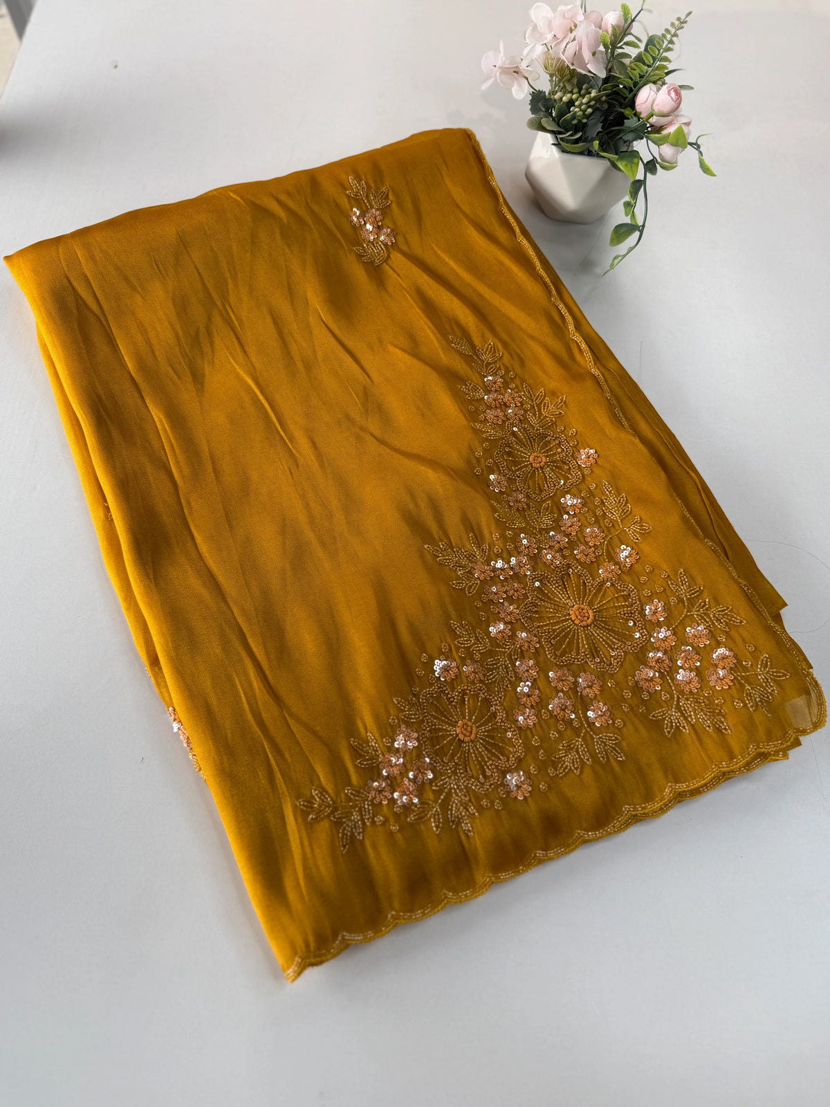 Tissue organza Saree/ HW319