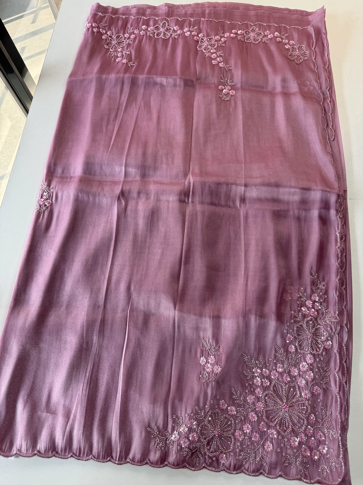 Tissue Organza Saree/ W319