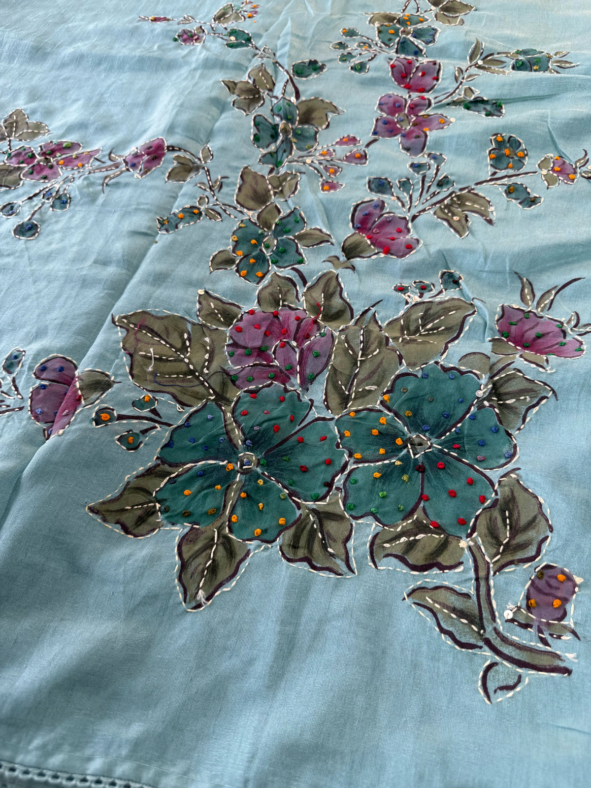 Tissue blended slub silk saree/ LV116