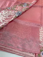 Tissue organza saree /RKF07