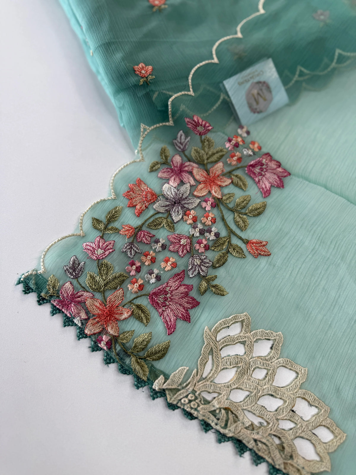 Chiffon unstitched salwar set/NC102