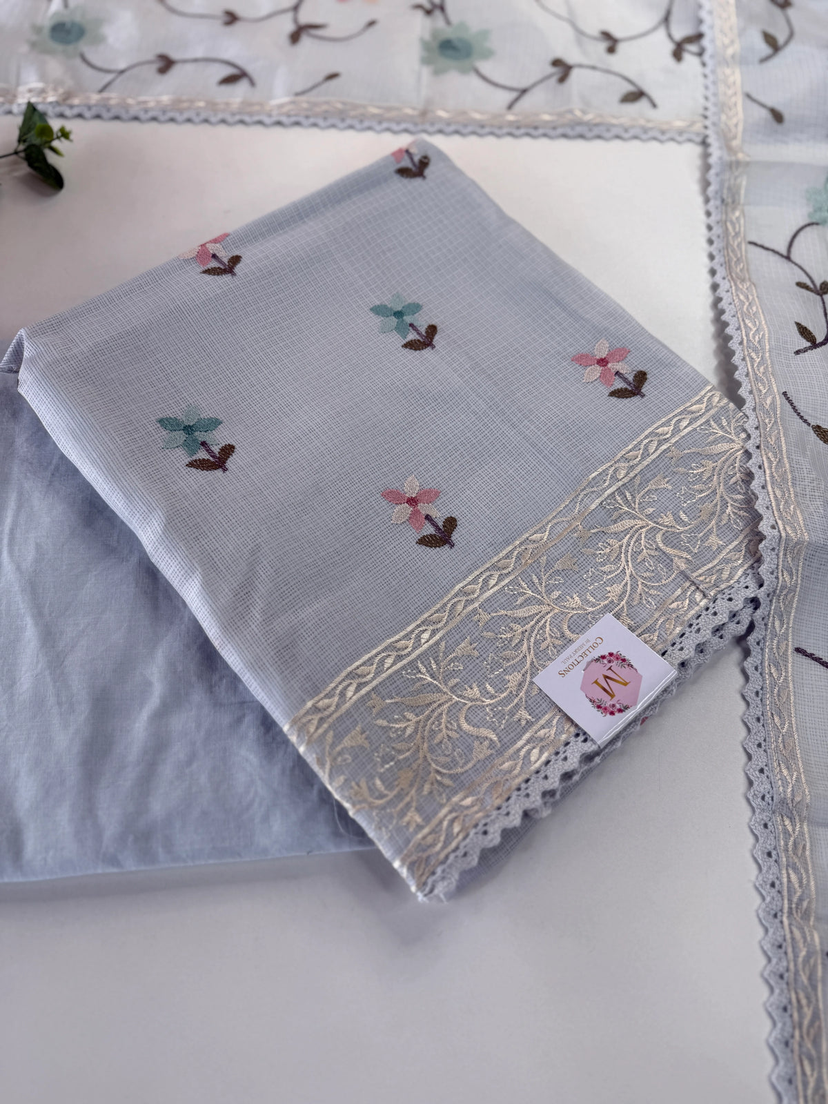 Silky kotta unstitched salwar set / NC265