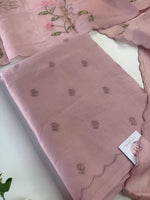 Soft Chanderi unstitched salwar set /NC305