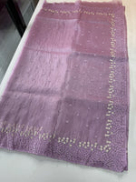 Korean organza saree/ Hw557
