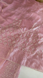 Satin organza saree/ 5509