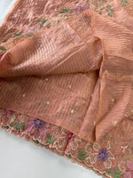 Satin Organza Saree/ WS97