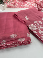 Soft Chanderi unstitched salwar set / NC159
