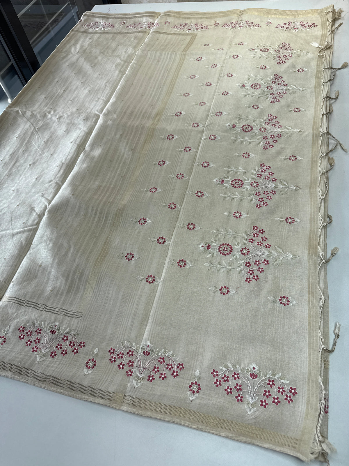 Soft semi Tussar saree/FG457