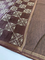 Soft semi Tussar saree/D236