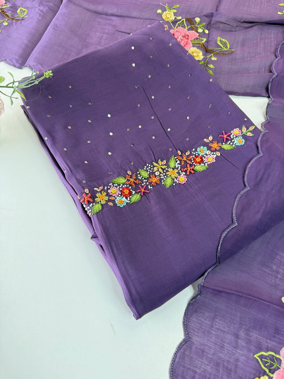 Unstitched salwar set /NC114