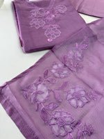 Silky kotta unstitched salwar set / NC199