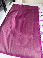 Soft Georgette Banarasi weaved saree/ AY101