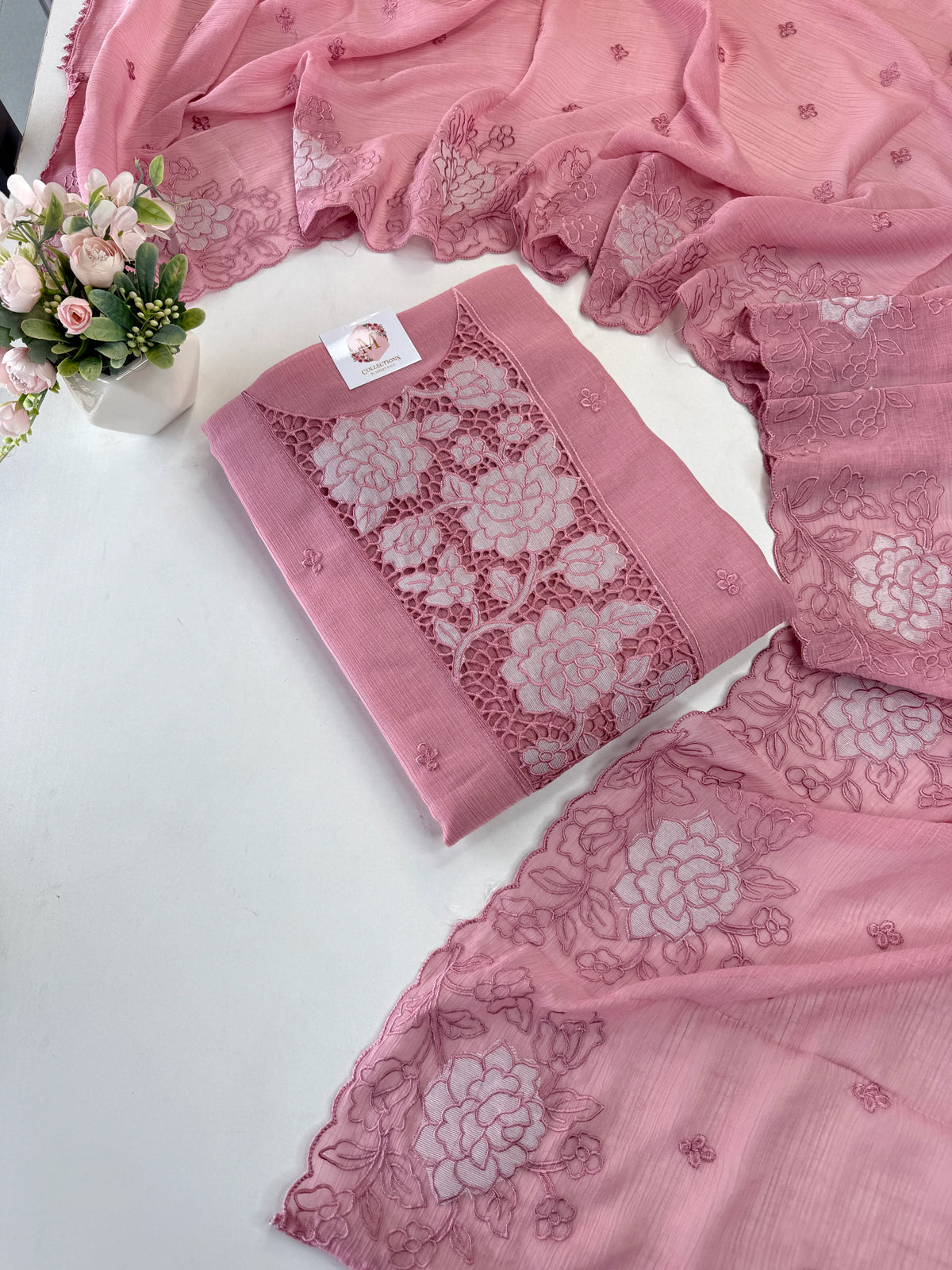 Unstitched salwar set chiffon / NC168