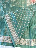 Soft semi Tussar saree/ D521