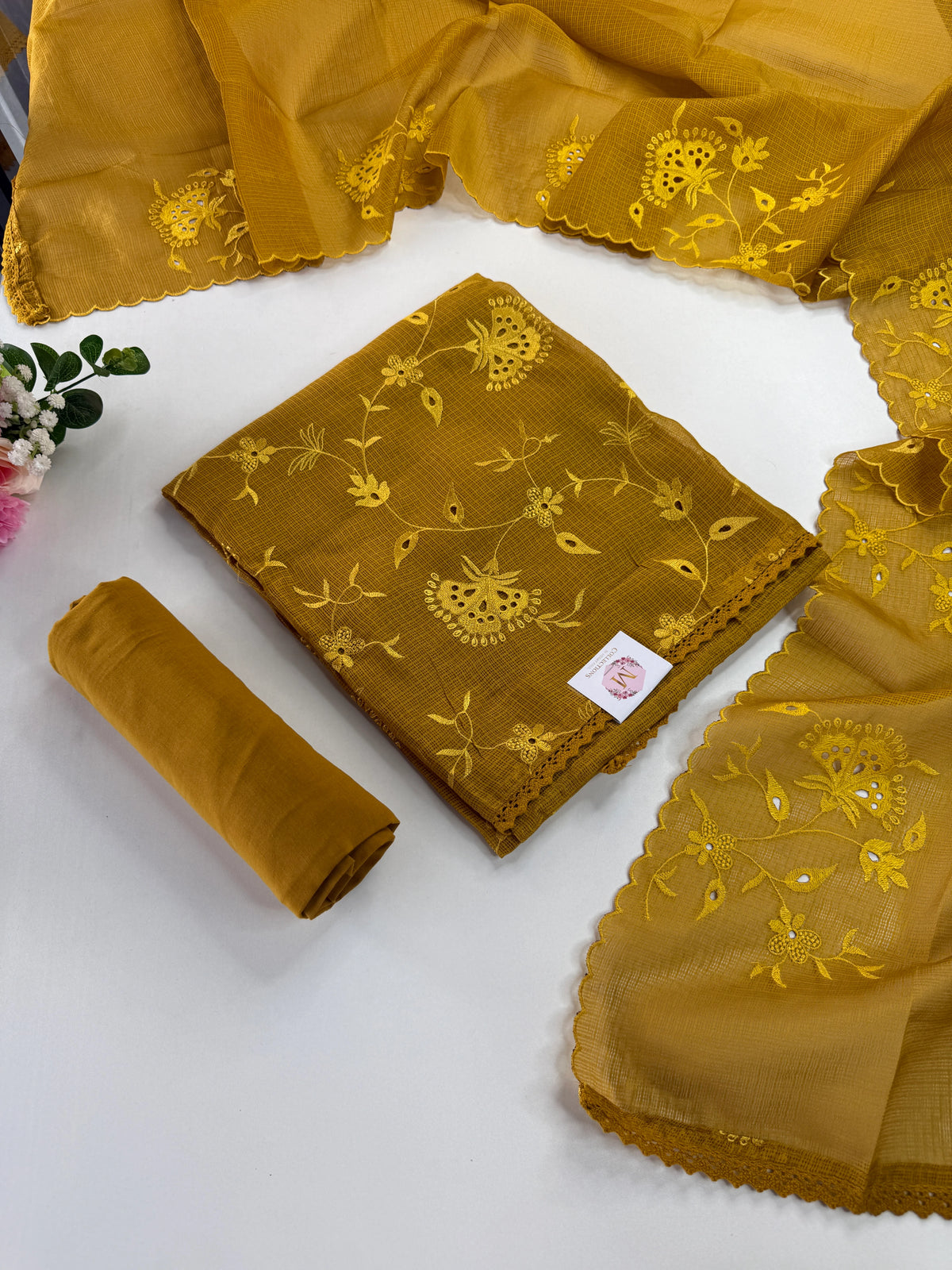 Silky Kotta unstitched salwar set / NC268