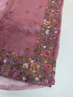 Glass Organza Saree/ WP967