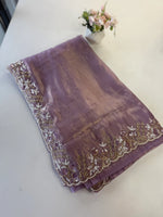Tissue Organza Saree/ SA015